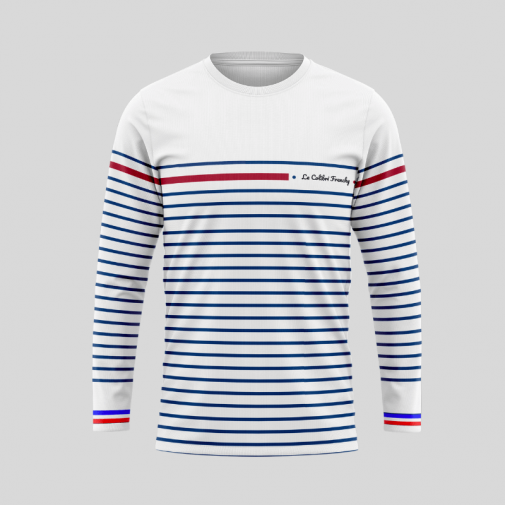 T-shirt de sport Made In France : La Marinière - ML (H)