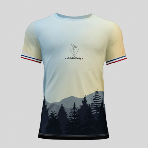 T-shirt de sport Made In France : Sunset (H)