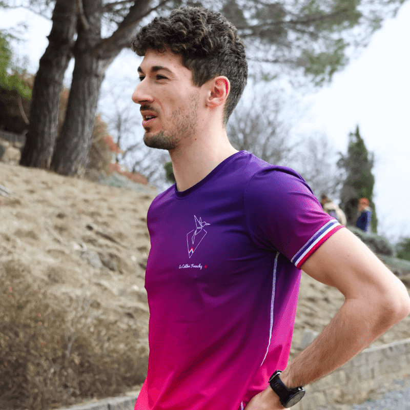 Short de sport homme running made in France - Le Colibri Frenchy